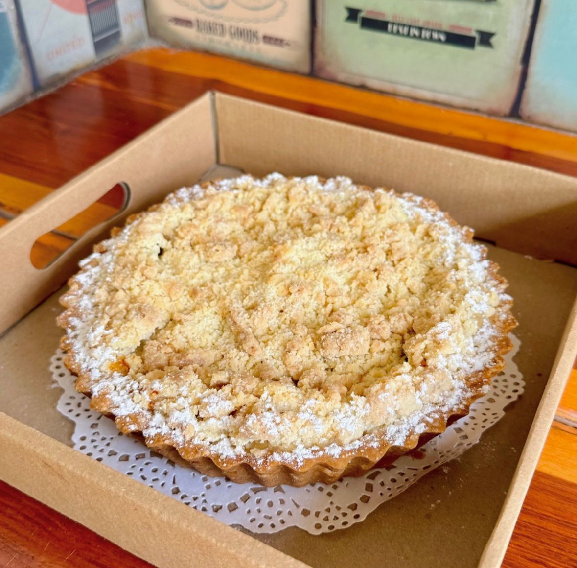 Tarta de manzana artesanal